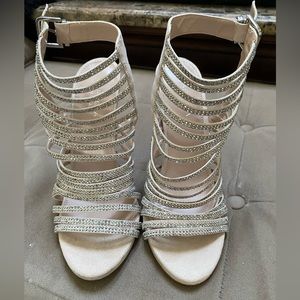 Kurt Geiger silver studded pumps